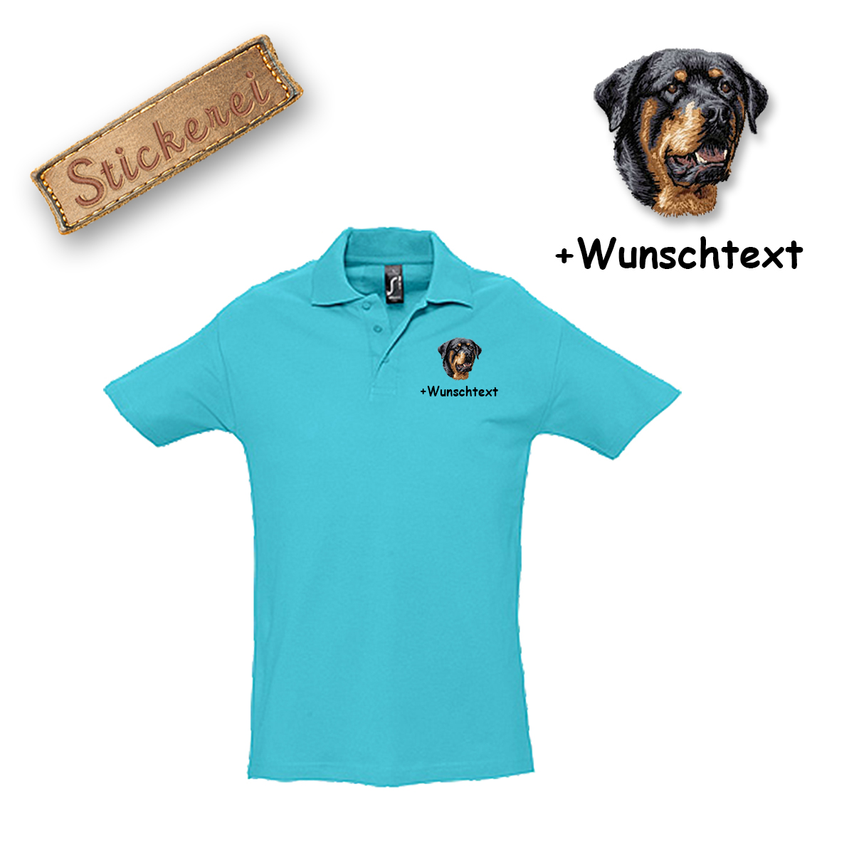 Poloshirt Rottweiler – Bild 2