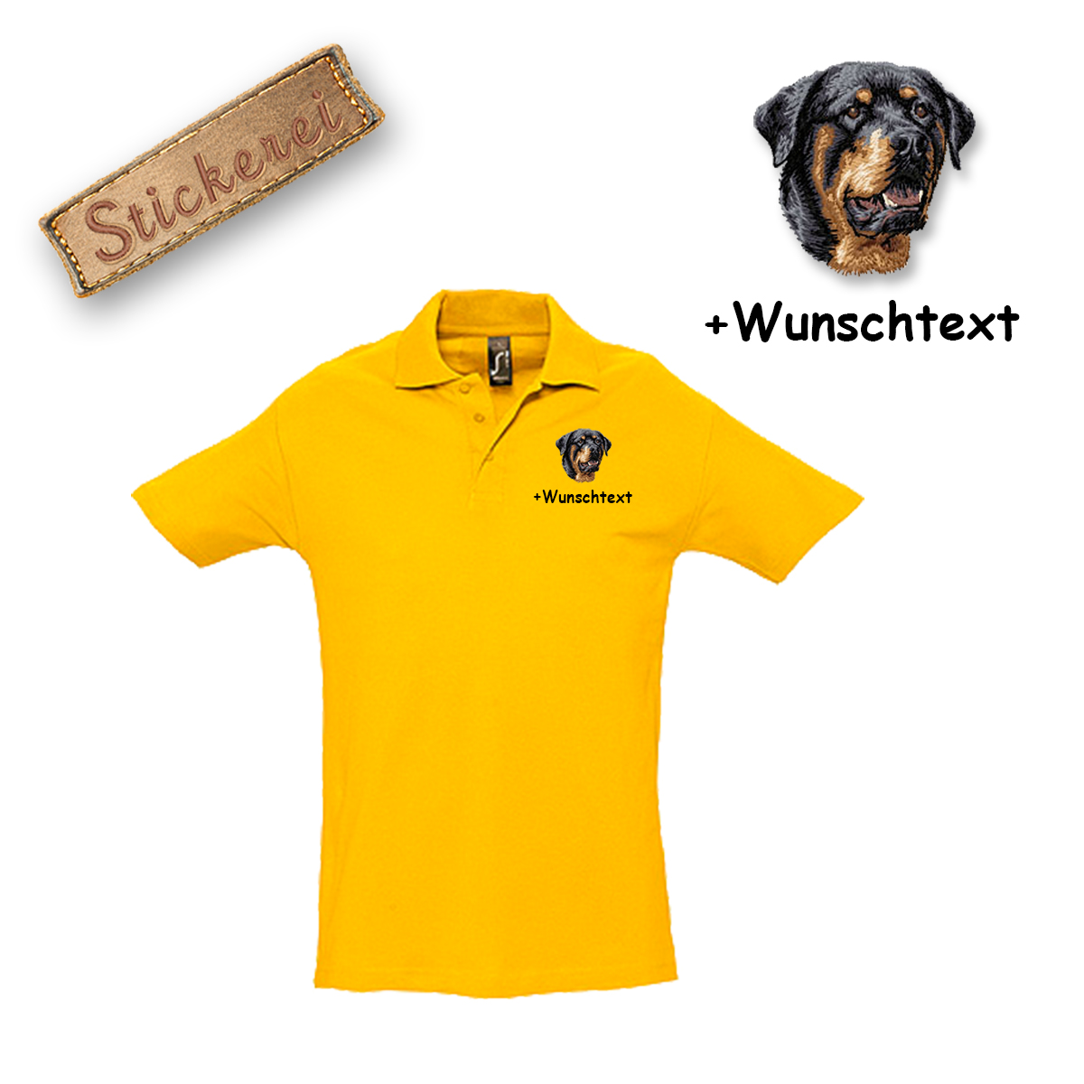 Poloshirt Rottweiler – Bild 5