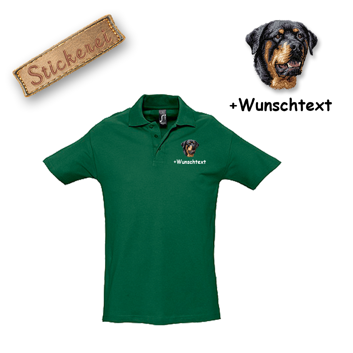 Poloshirt Rottweiler – Bild 7