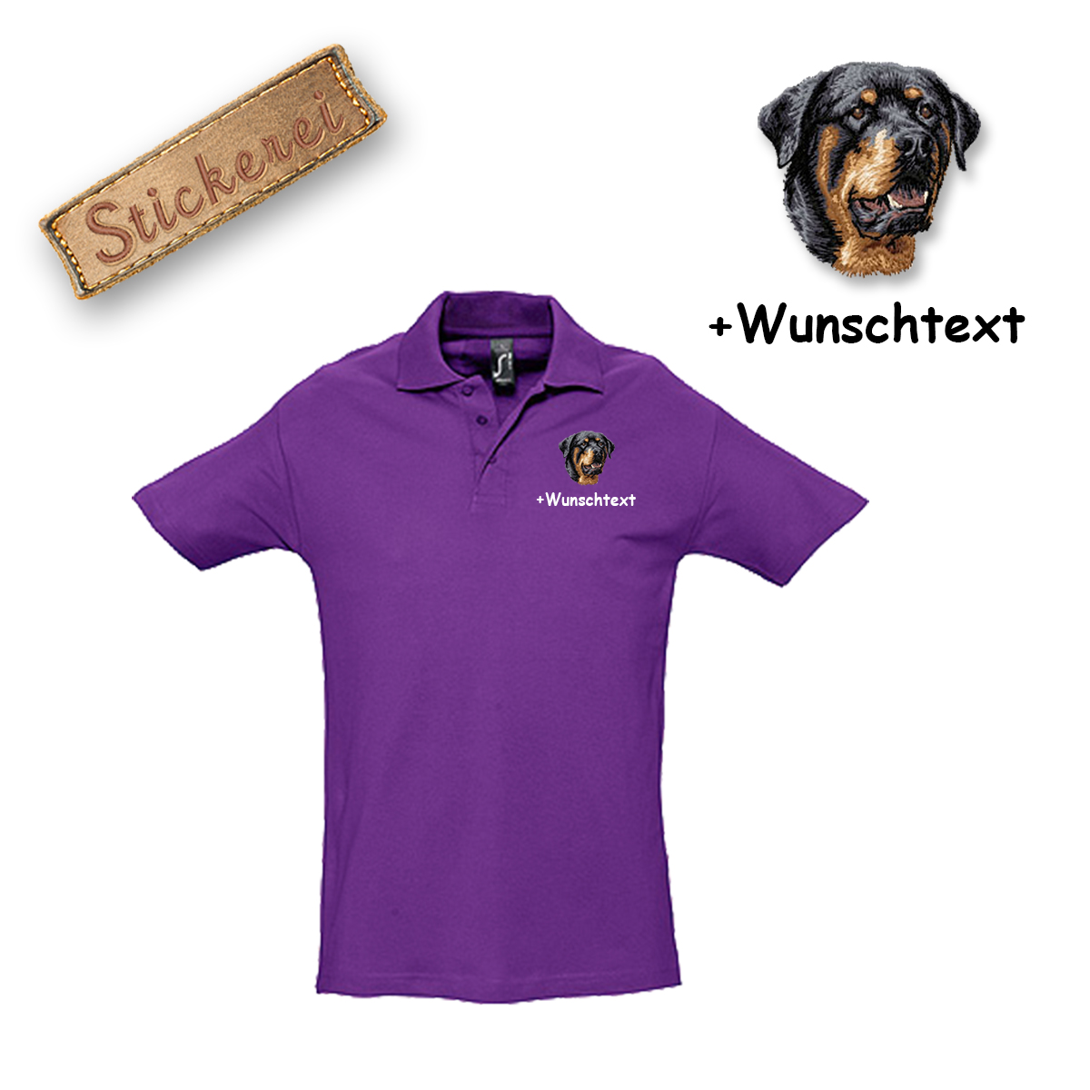 Poloshirt Rottweiler – Bild 10