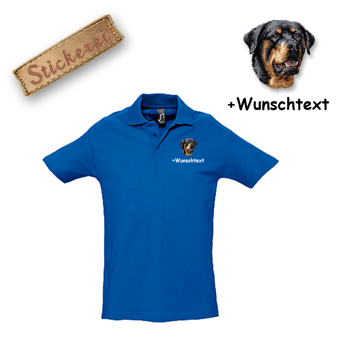 Poloshirt Rottweiler – Bild 17