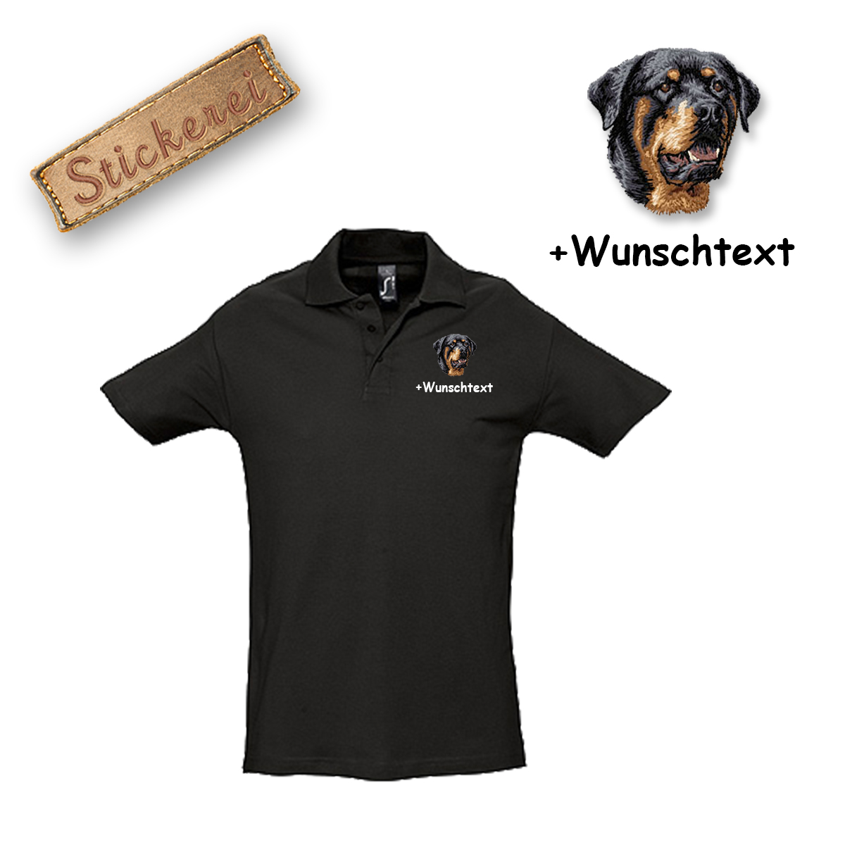 Poloshirt Rottweiler – Bild 18