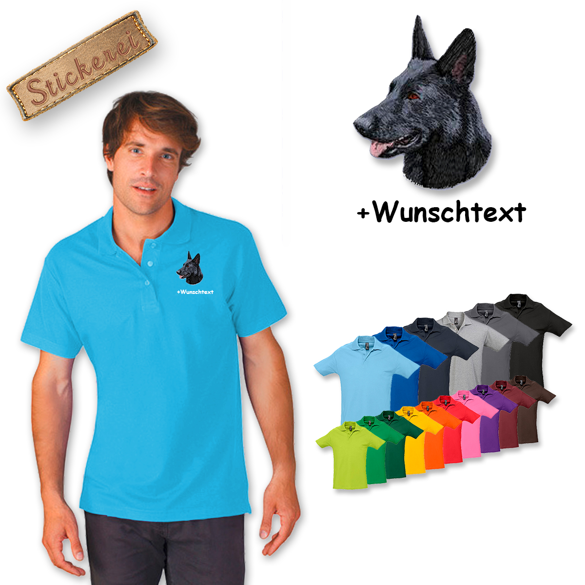Poloshirt Deutscher Schäferhund