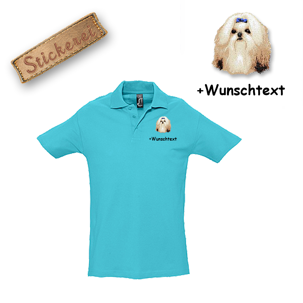 Poloshirt Shih Tzu – Bild 2