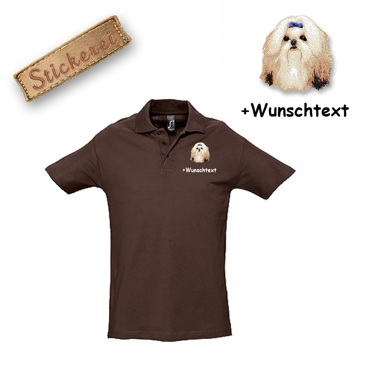 Poloshirt Shih Tzu – Bild 4