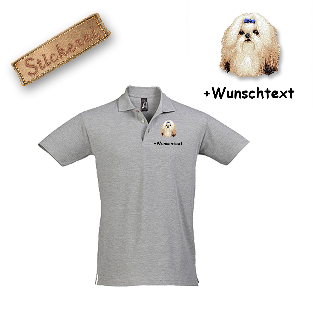 Poloshirt Shih Tzu – Bild 6