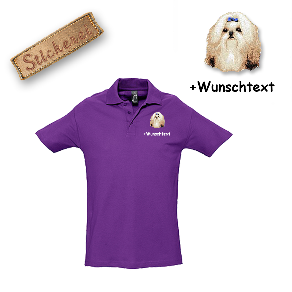 Poloshirt Shih Tzu – Bild 10
