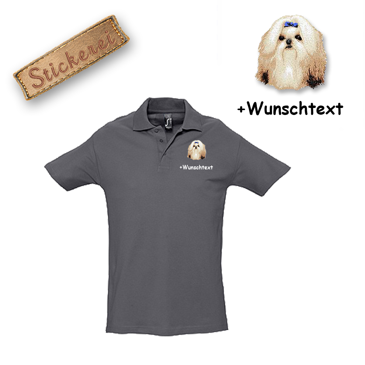 Poloshirt Shih Tzu – Bild 12