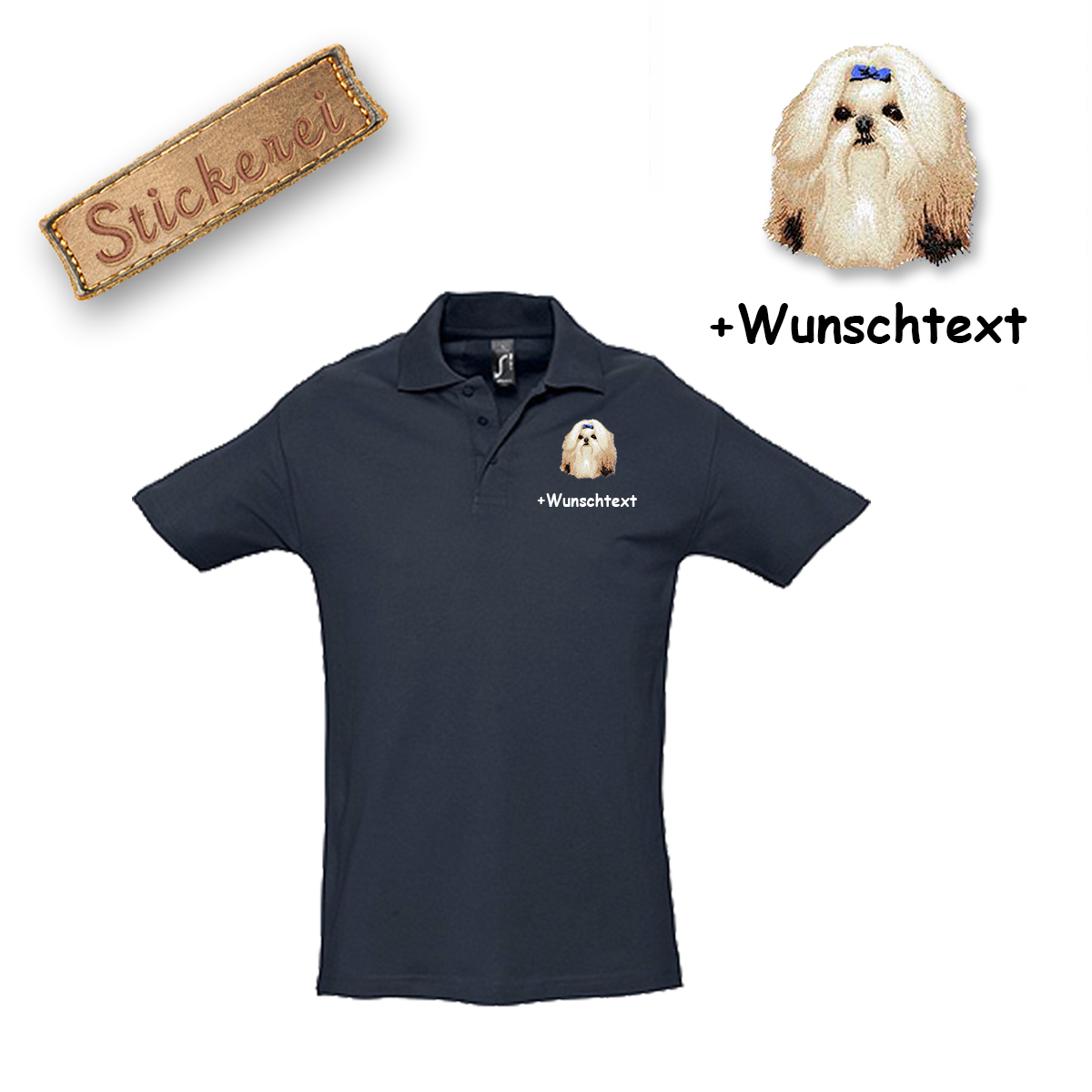 Poloshirt Shih Tzu – Bild 13