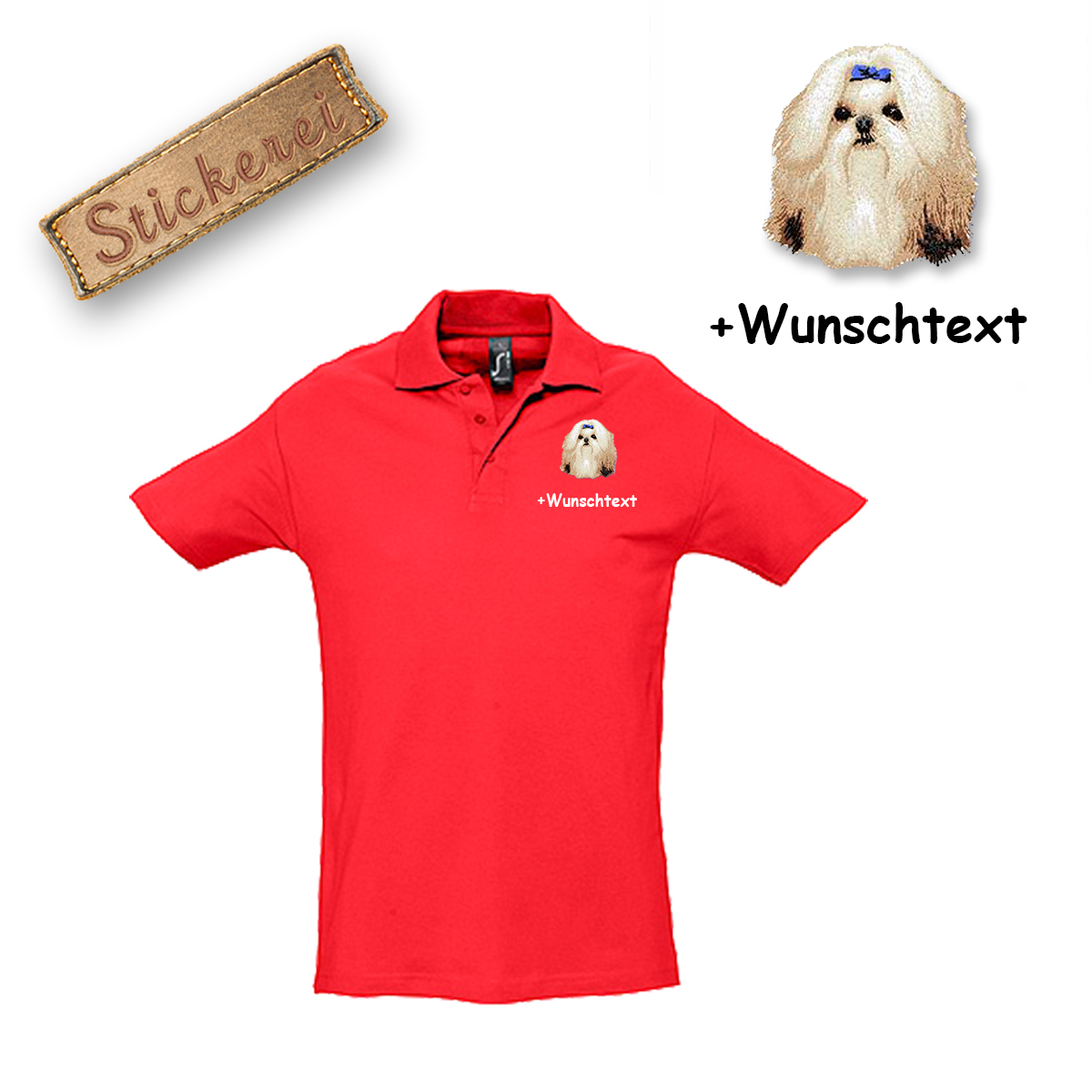 Poloshirt Shih Tzu – Bild 16