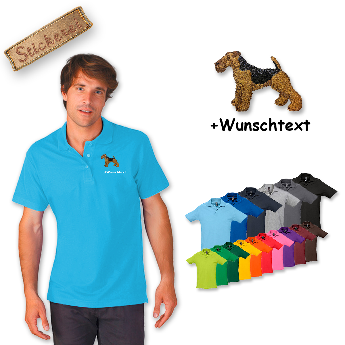 Poloshirt Welsh Terrier