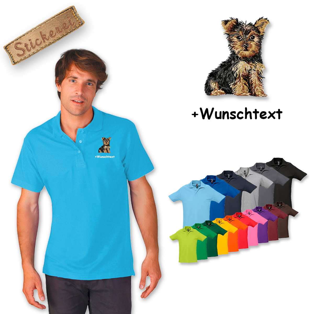 Poloshirt Yorkshire Terrier