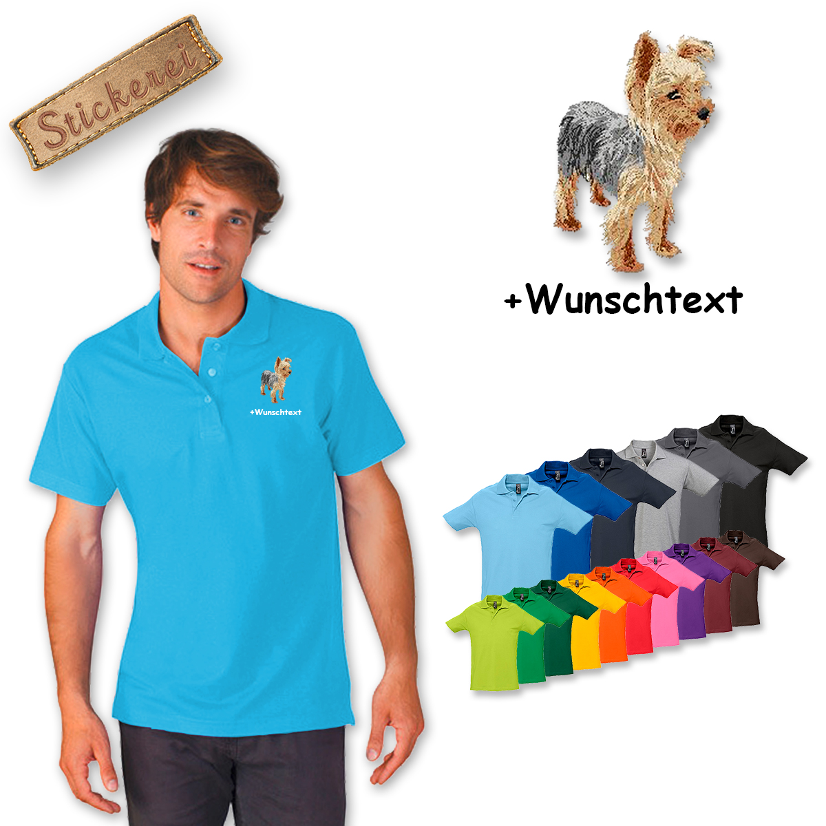 Poloshirt Yorkshire Terrier