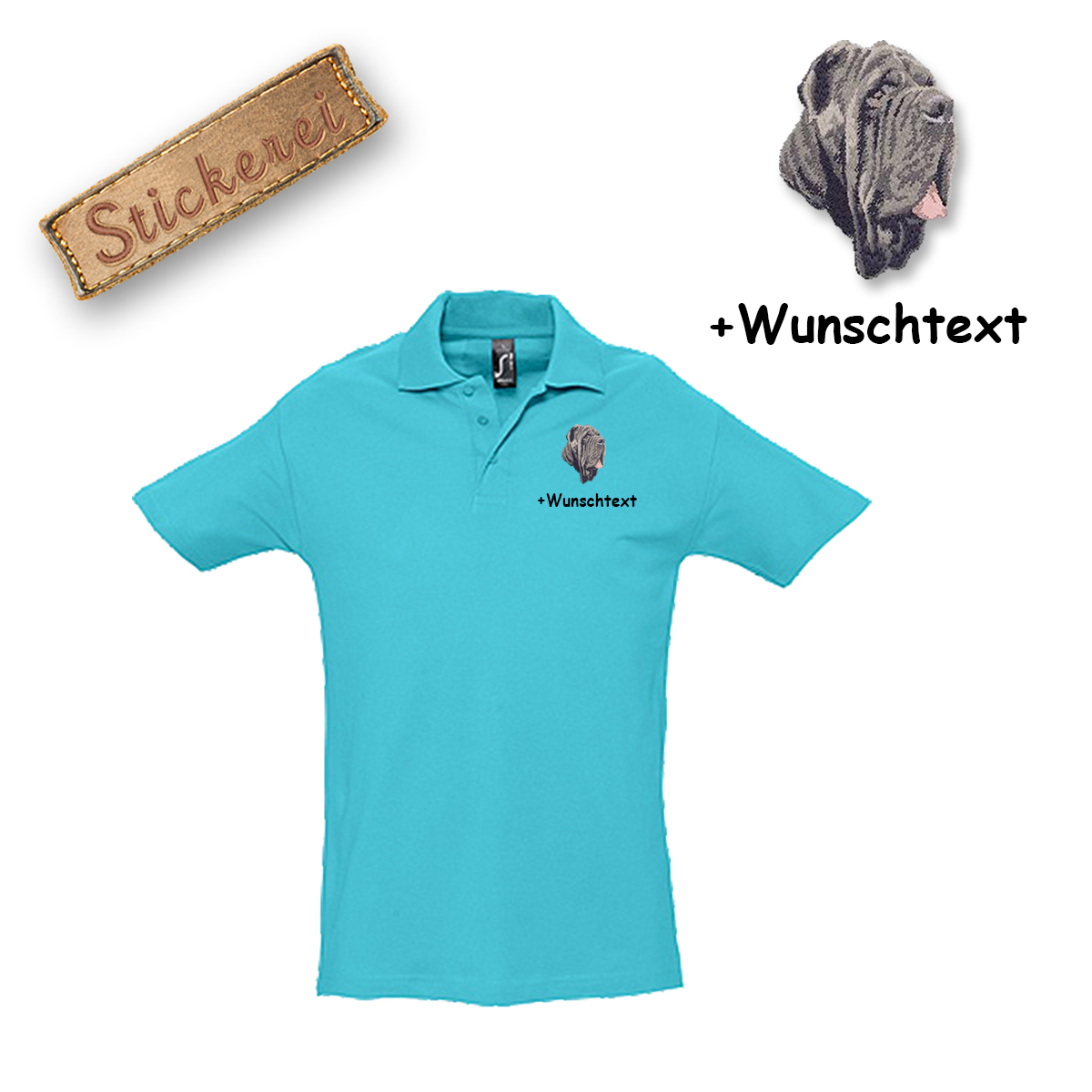 Poloshirt Mastino Napoletano – Bild 2