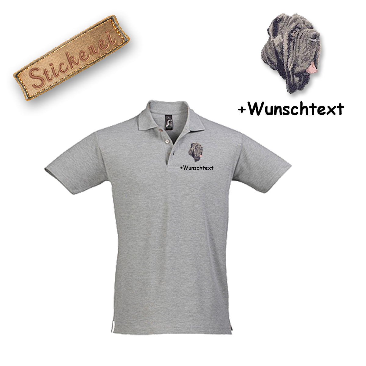 Poloshirt Mastino Napoletano – Bild 6