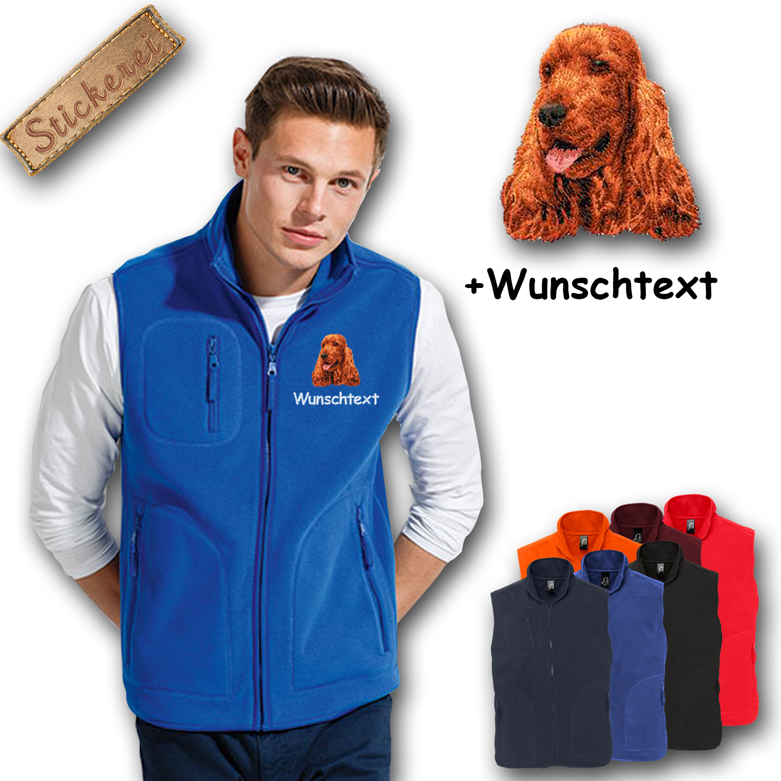 Fleeceweste Cocker Spaniel