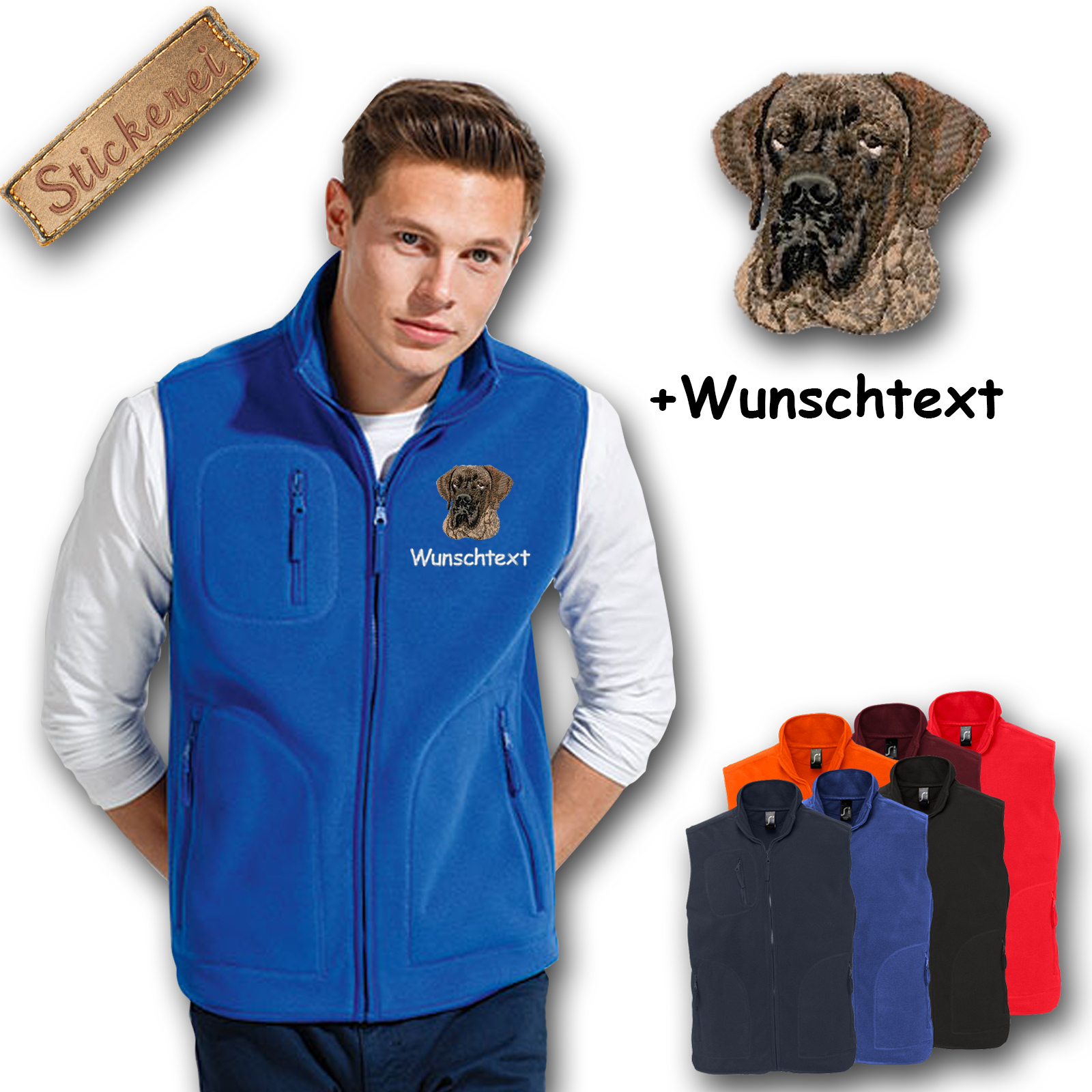 Fleeceweste Deutsche Dogge