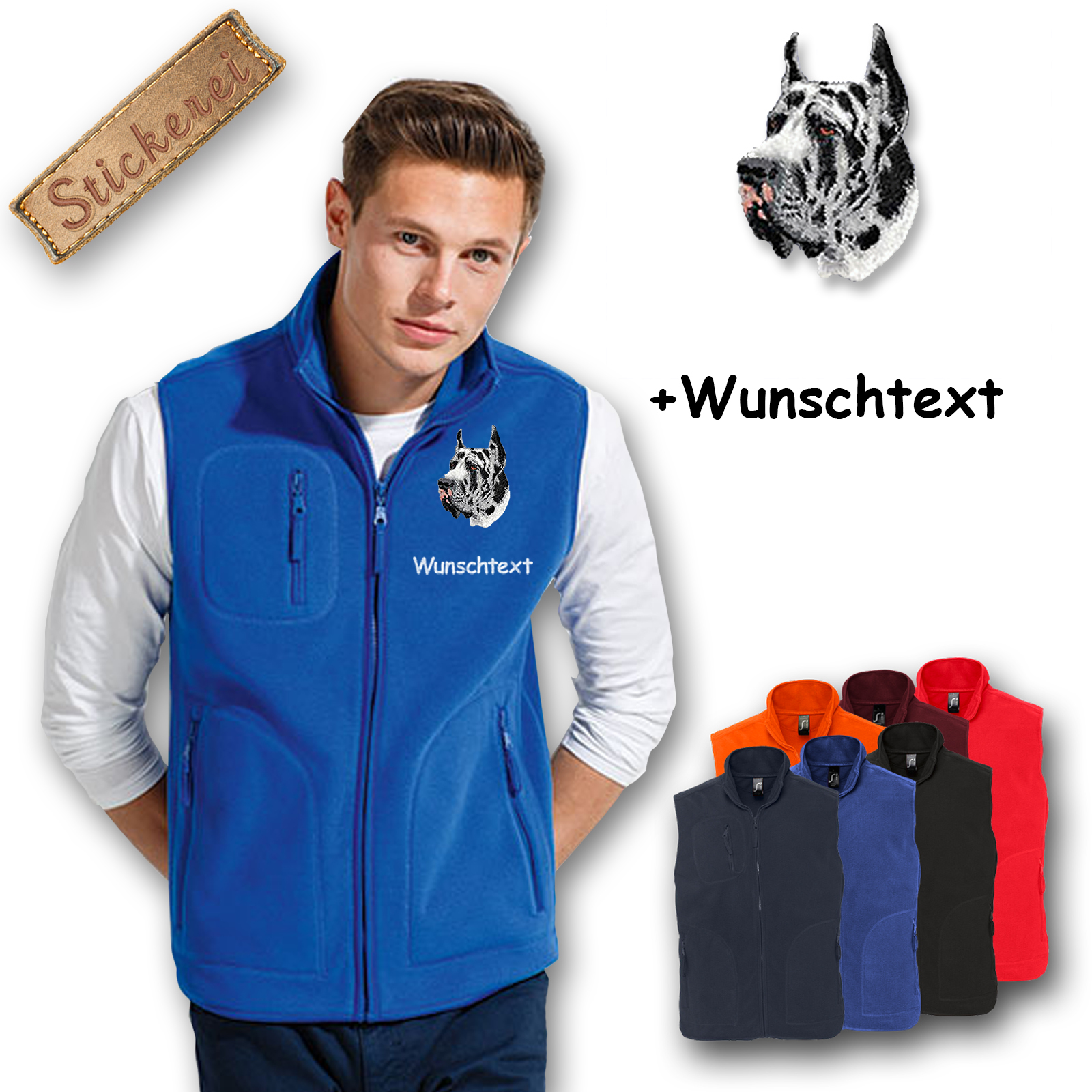 Fleeceweste Deutsche Dogge