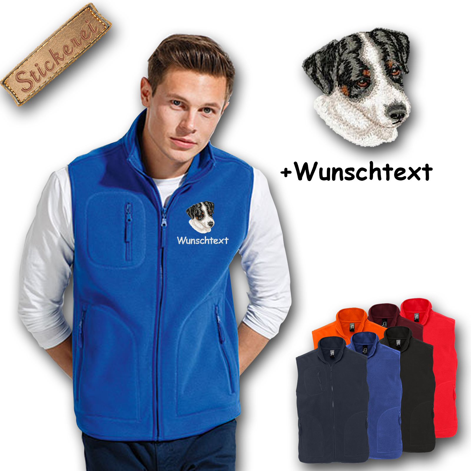 Fleeceweste Jack Russell