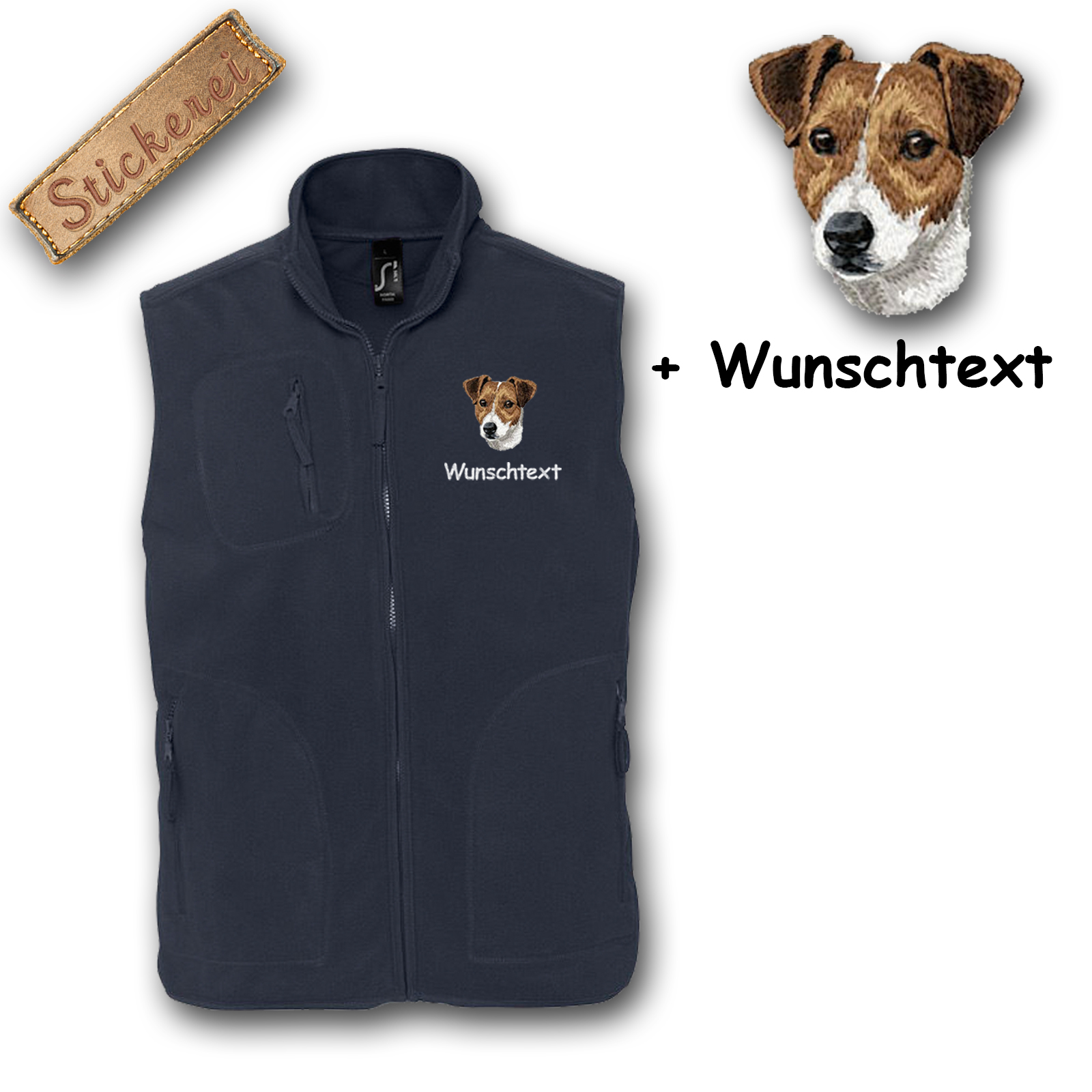 Fleeceweste Jack Russell – Bild 3
