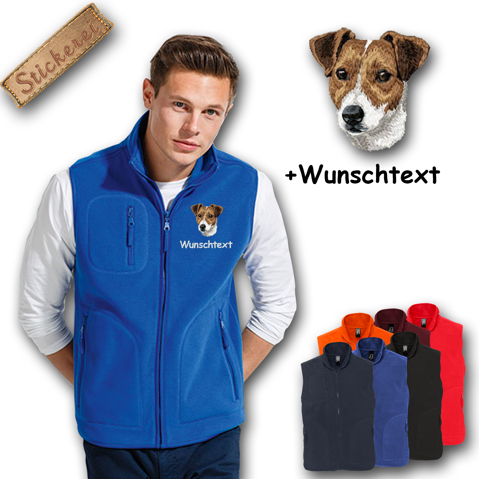 Fleeceweste Jack Russell