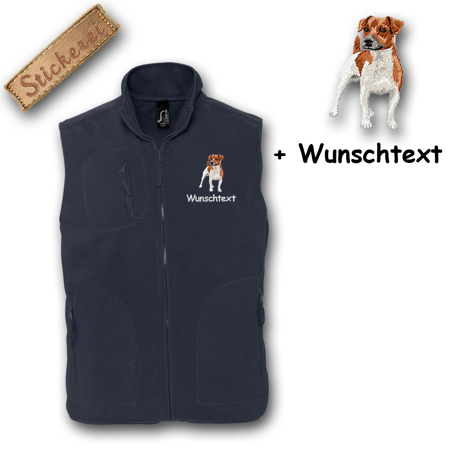 Fleeceweste Jack Russell – Bild 2