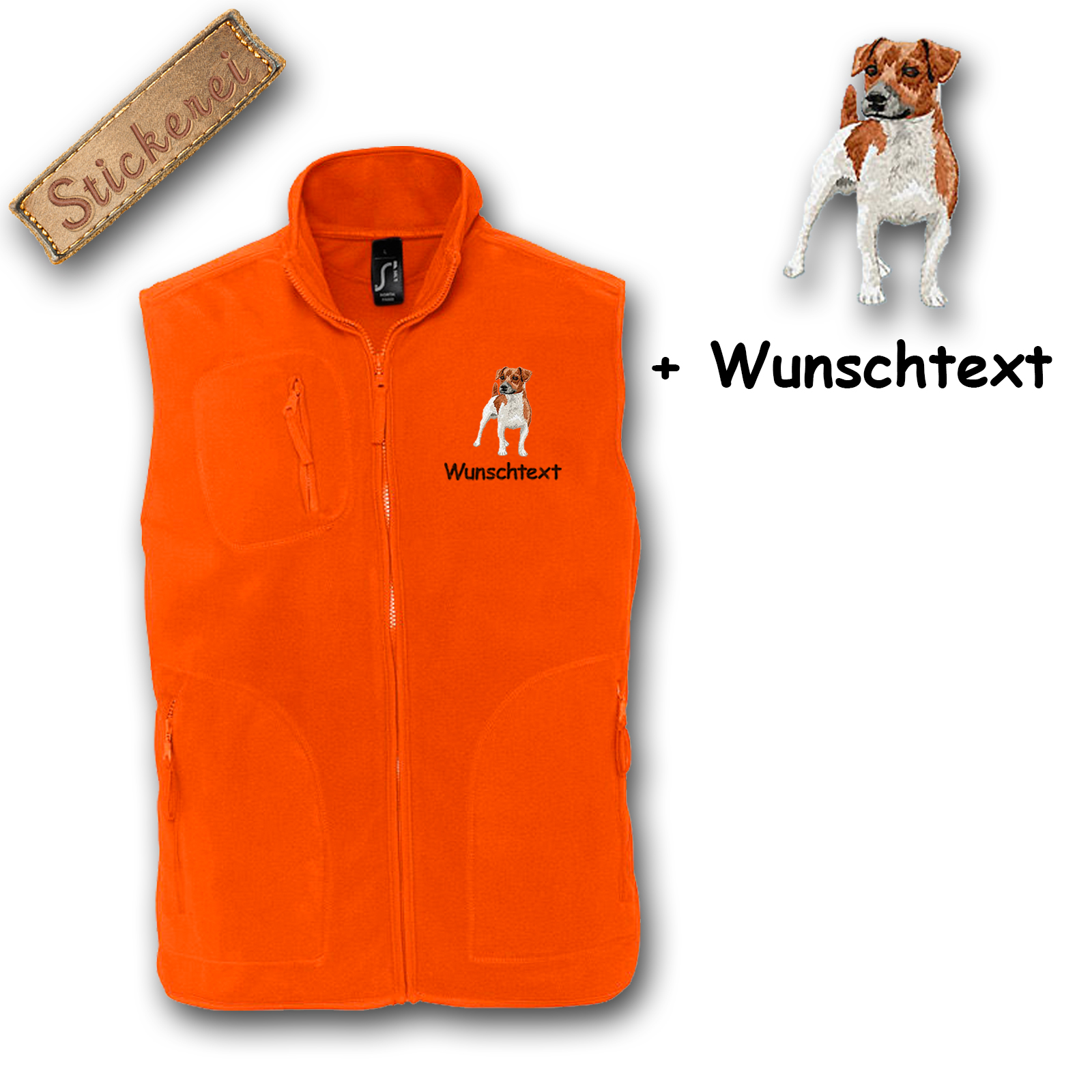 Fleeceweste Jack Russell – Bild 3