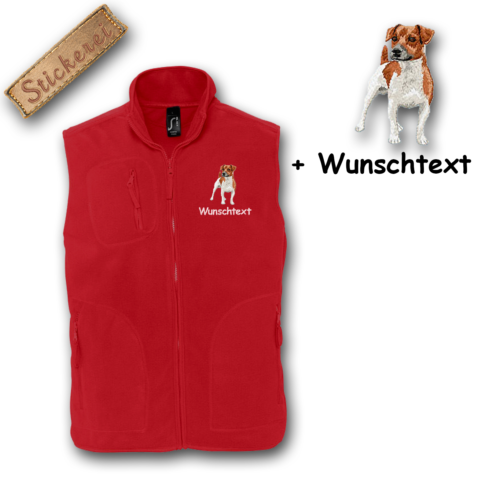 Fleeceweste Jack Russell – Bild 4