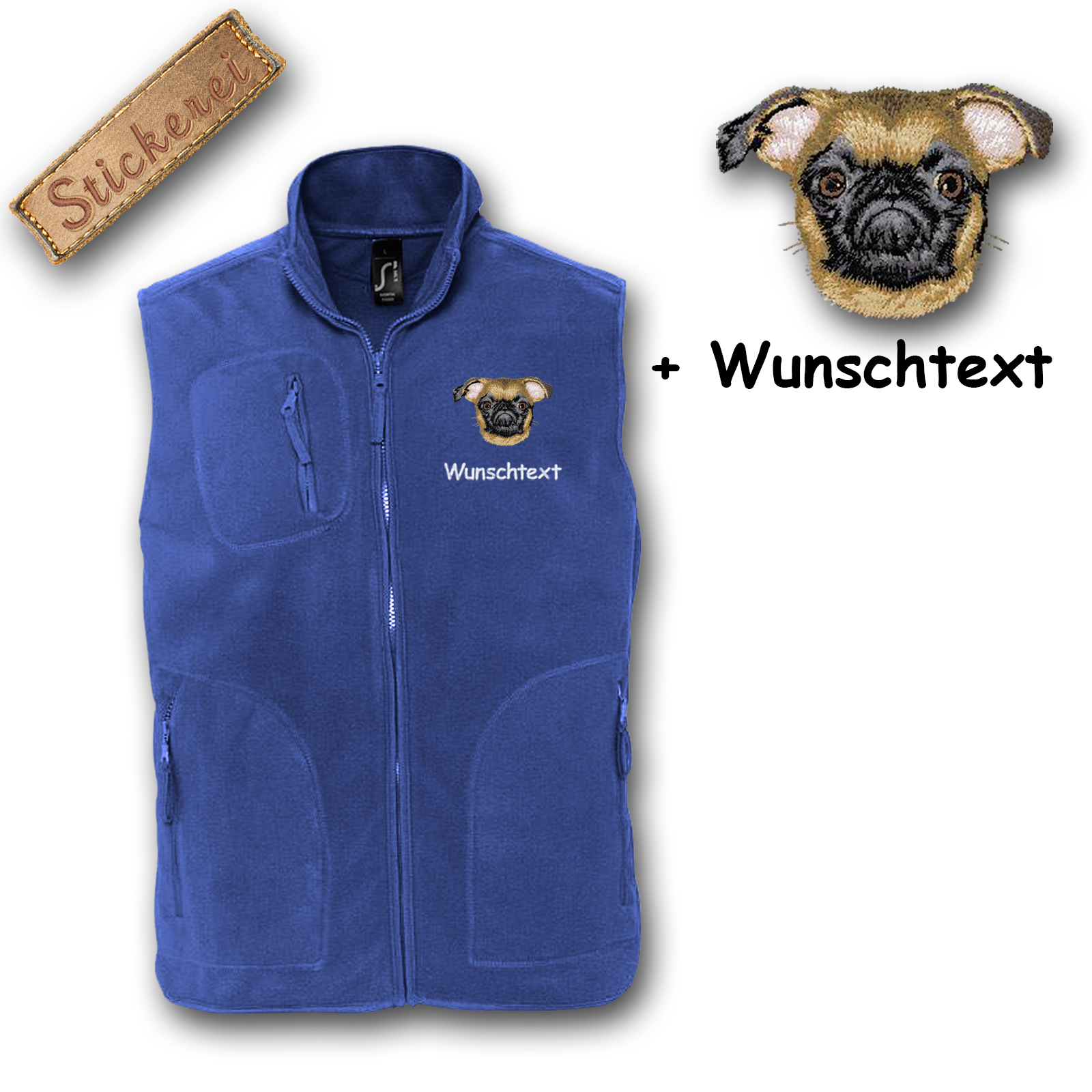 Fleeceweste Kleiner Brabanter – Bild 6