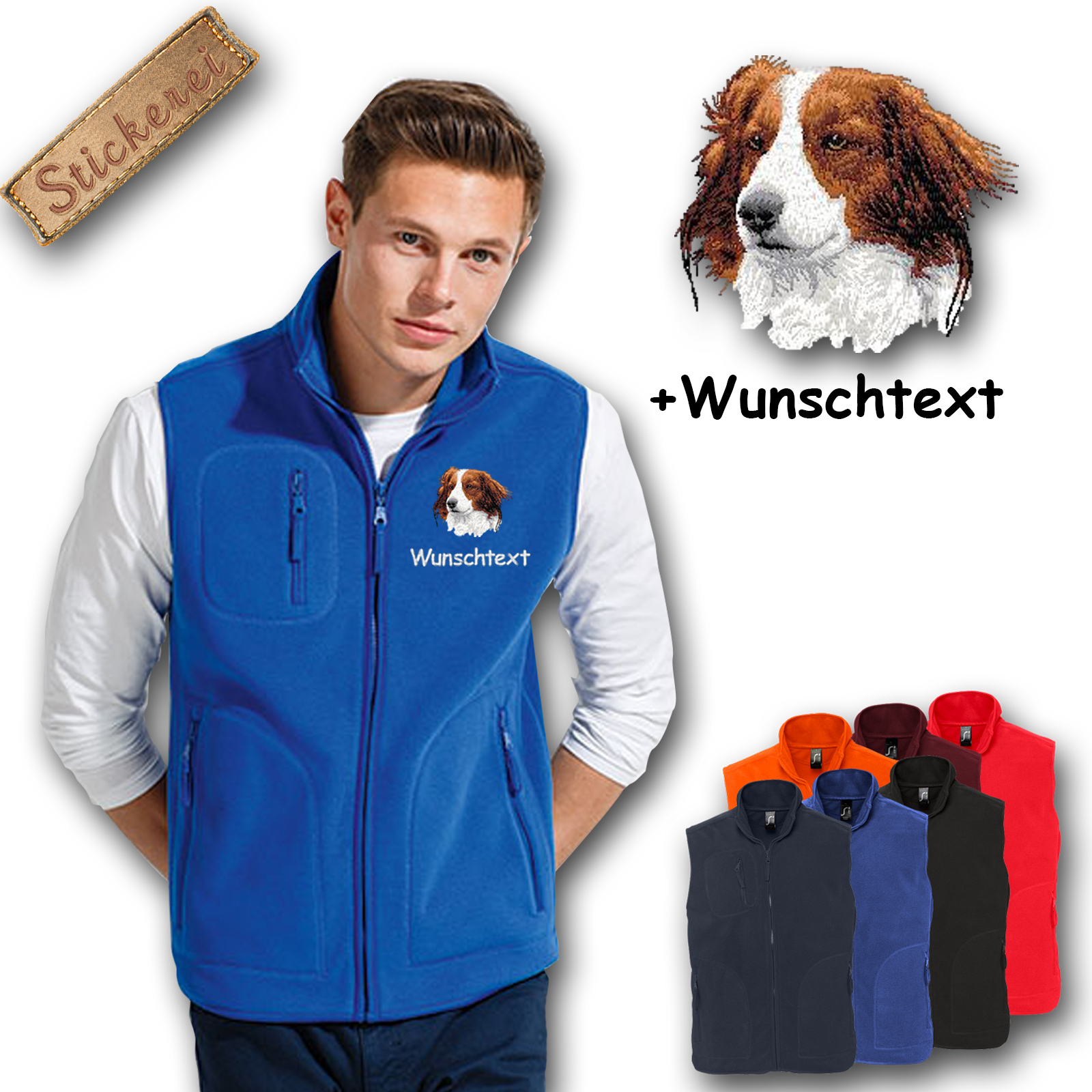 Fleeceweste Kooikerhondje
