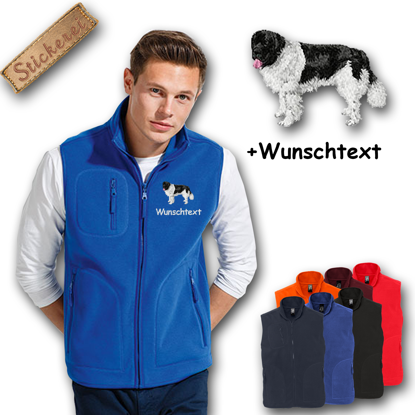 Fleeceweste Landseer