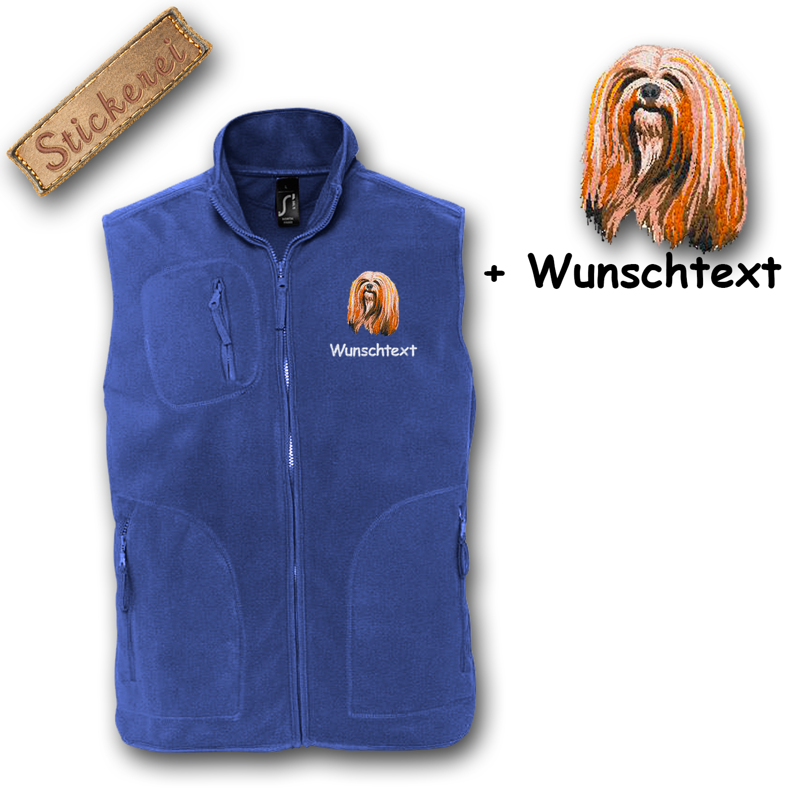 Fleeceweste Lhasa Apso – Bild 6