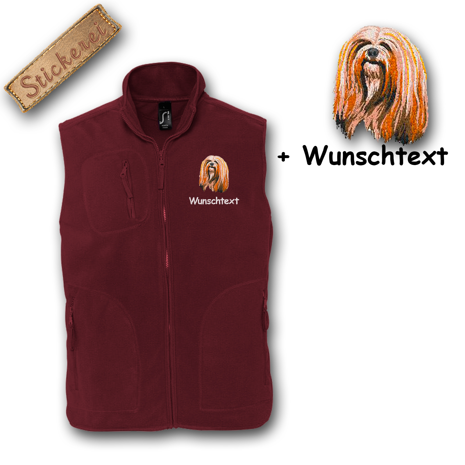Fleeceweste Lhasa Apso – Bild 7
