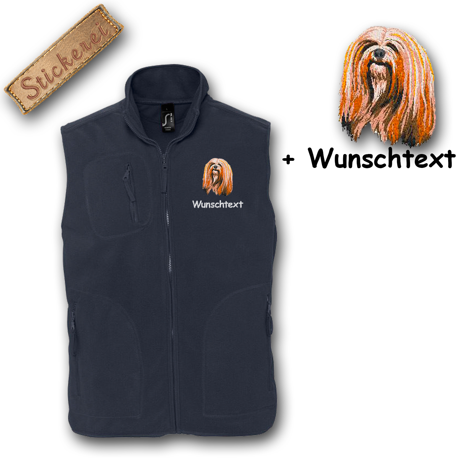 Fleeceweste Lhasa Apso – Bild 2