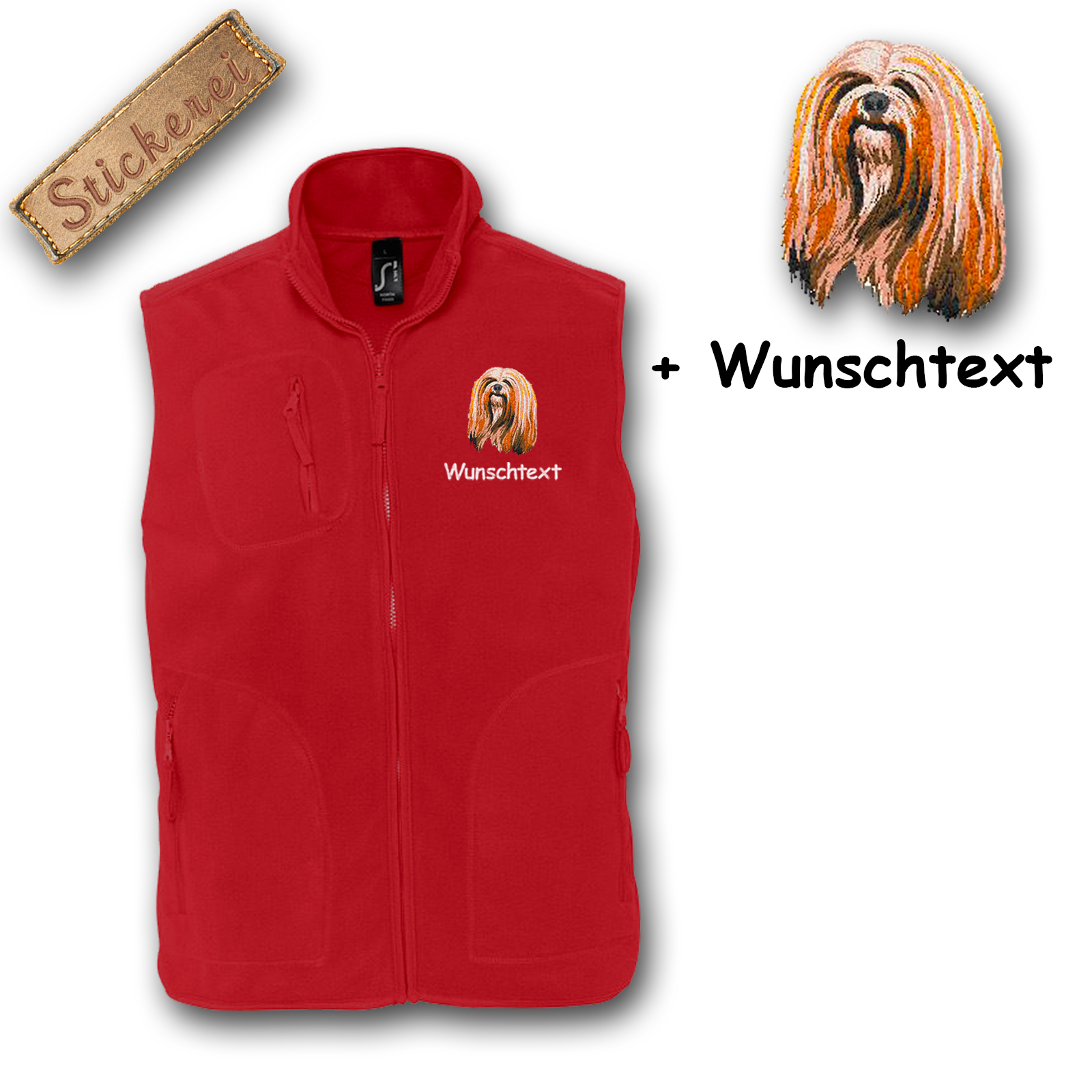 Fleeceweste Lhasa Apso – Bild 4
