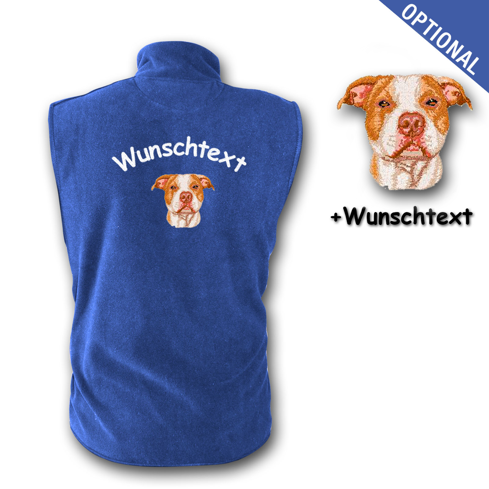 Fleeceweste Pit Bull Terrier – Bild 8