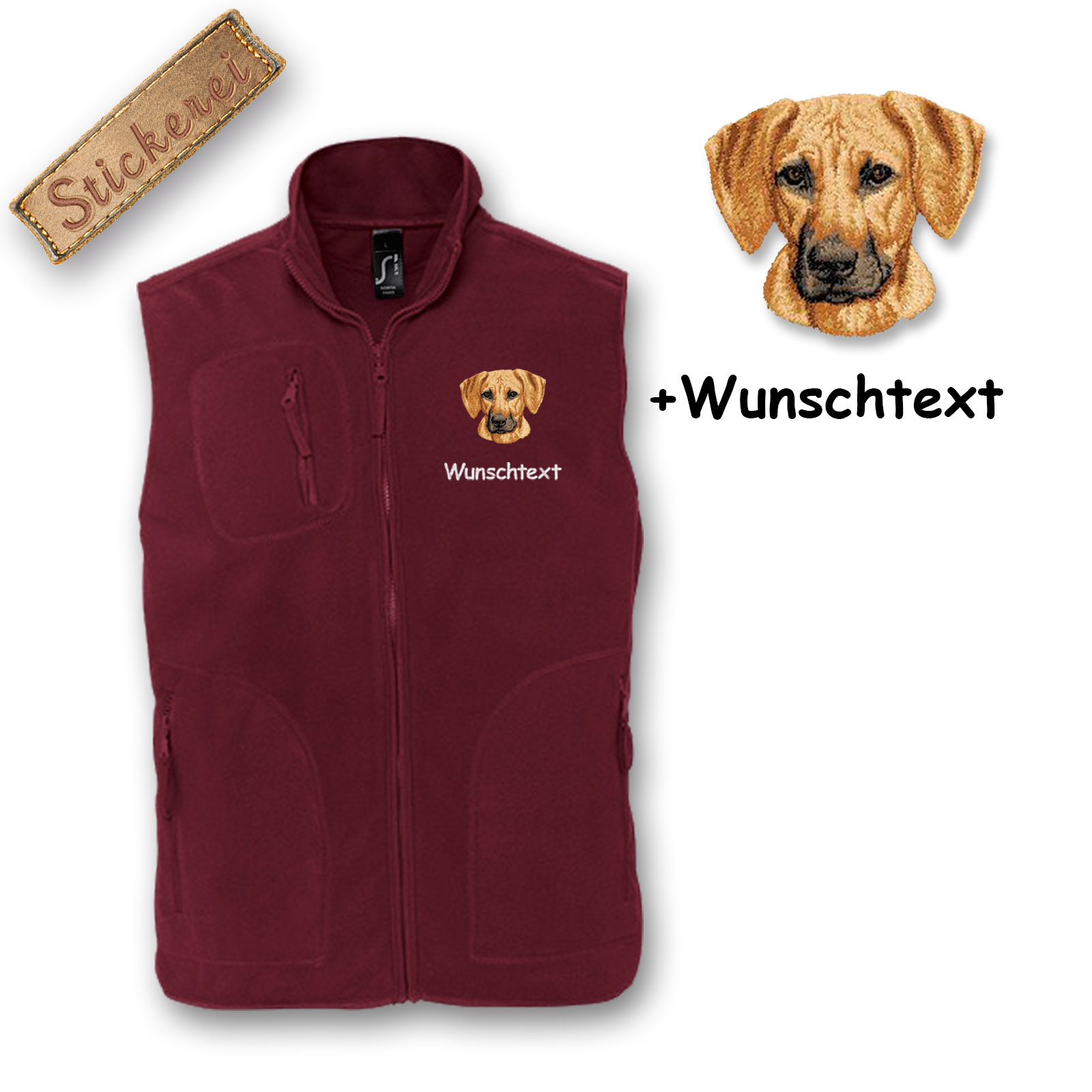 Fleeceweste Rhodesian Ridgeback – Bild 6