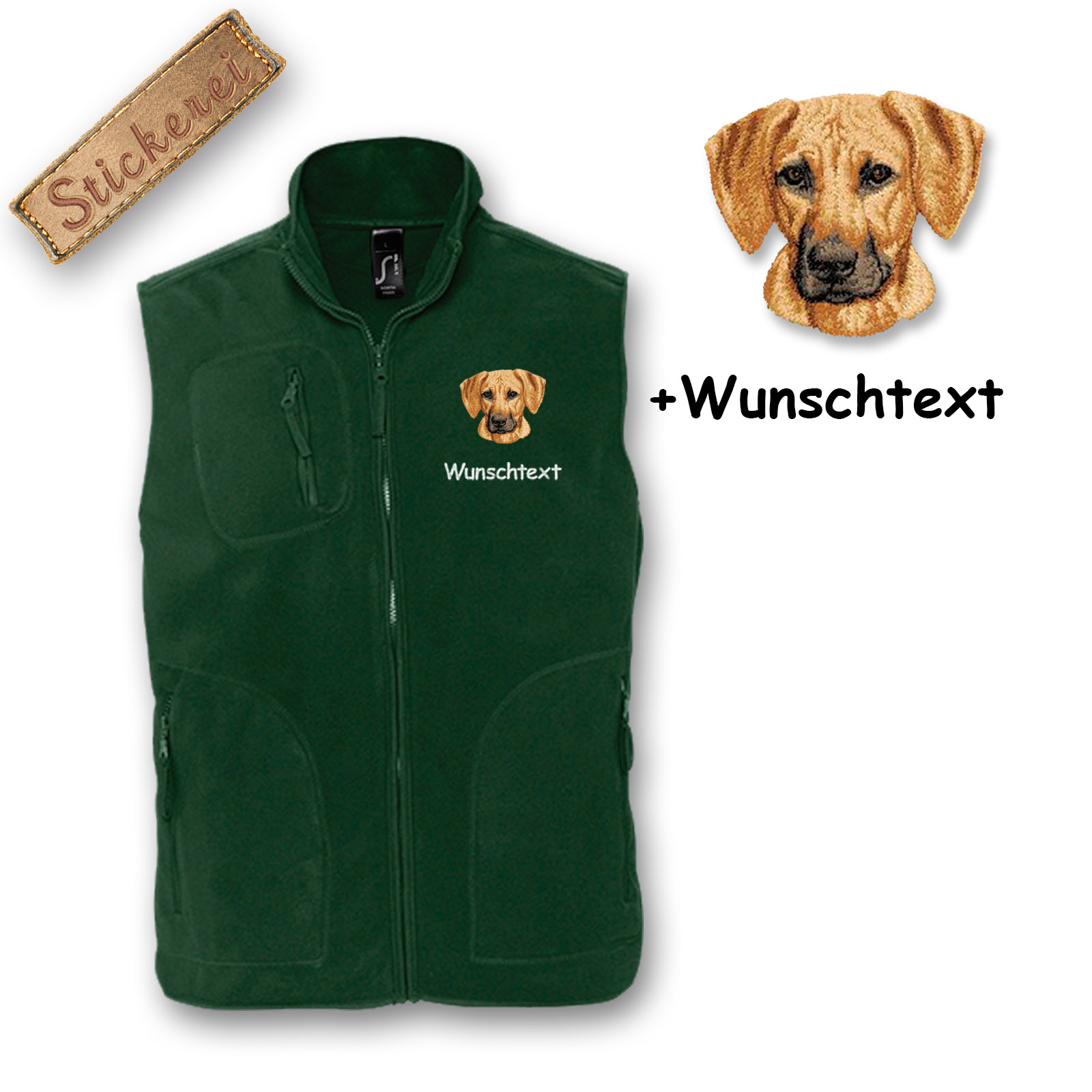 Fleeceweste Rhodesian Ridgeback – Bild 8