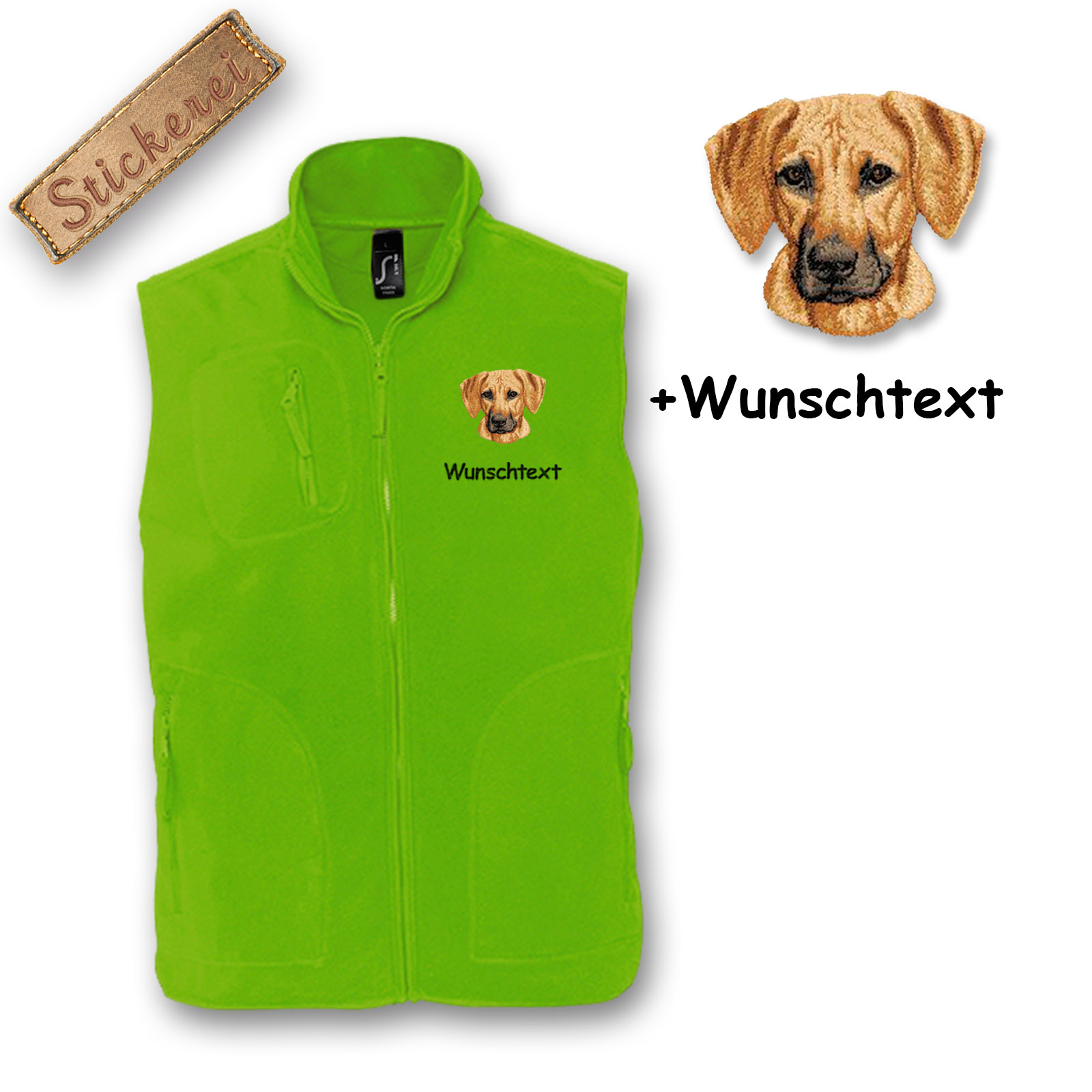 Fleeceweste Rhodesian Ridgeback – Bild 5
