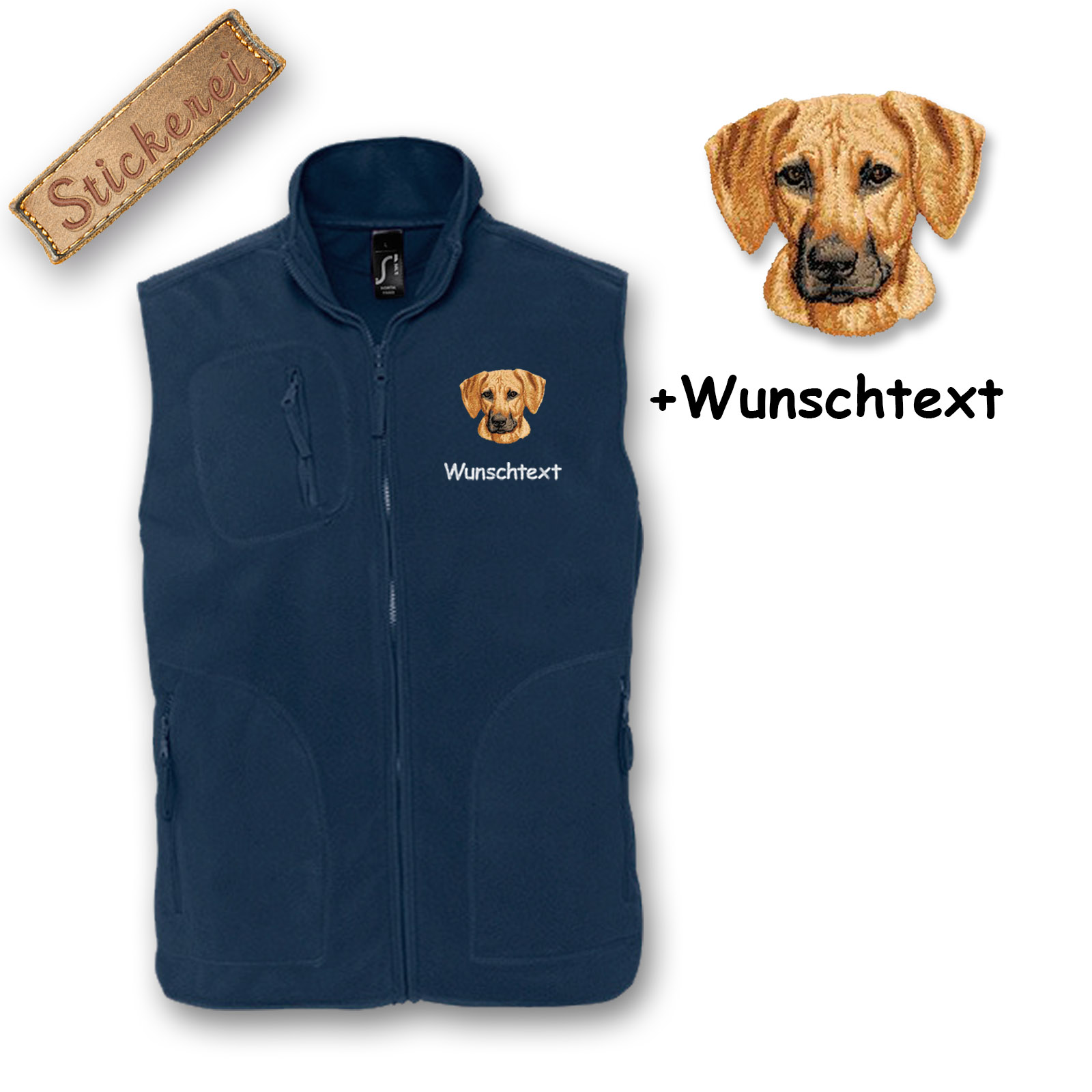 Fleeceweste Rhodesian Ridgeback – Bild 9