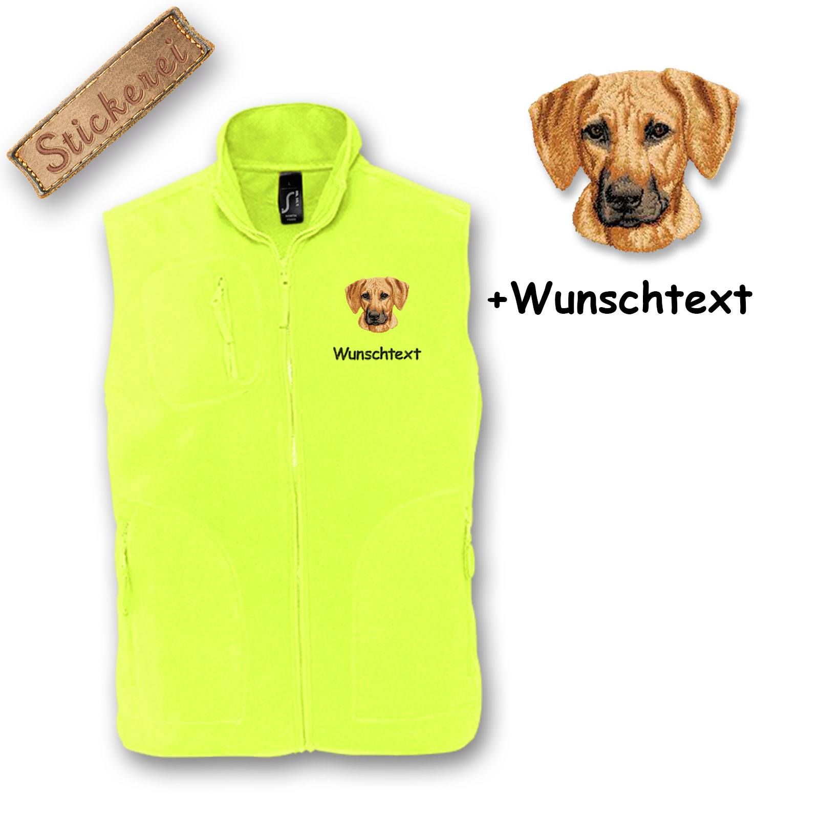 Fleeceweste Rhodesian Ridgeback – Bild 2