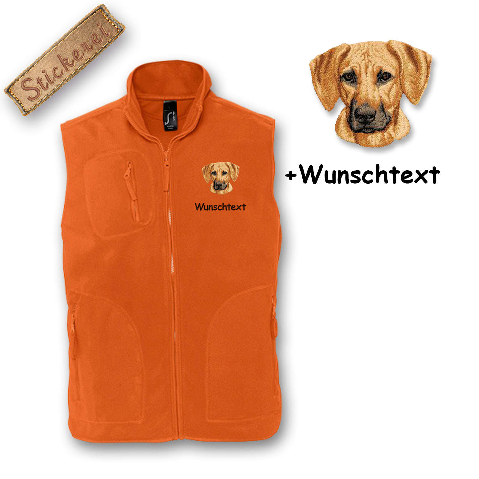 Fleeceweste Rhodesian Ridgeback – Bild 3