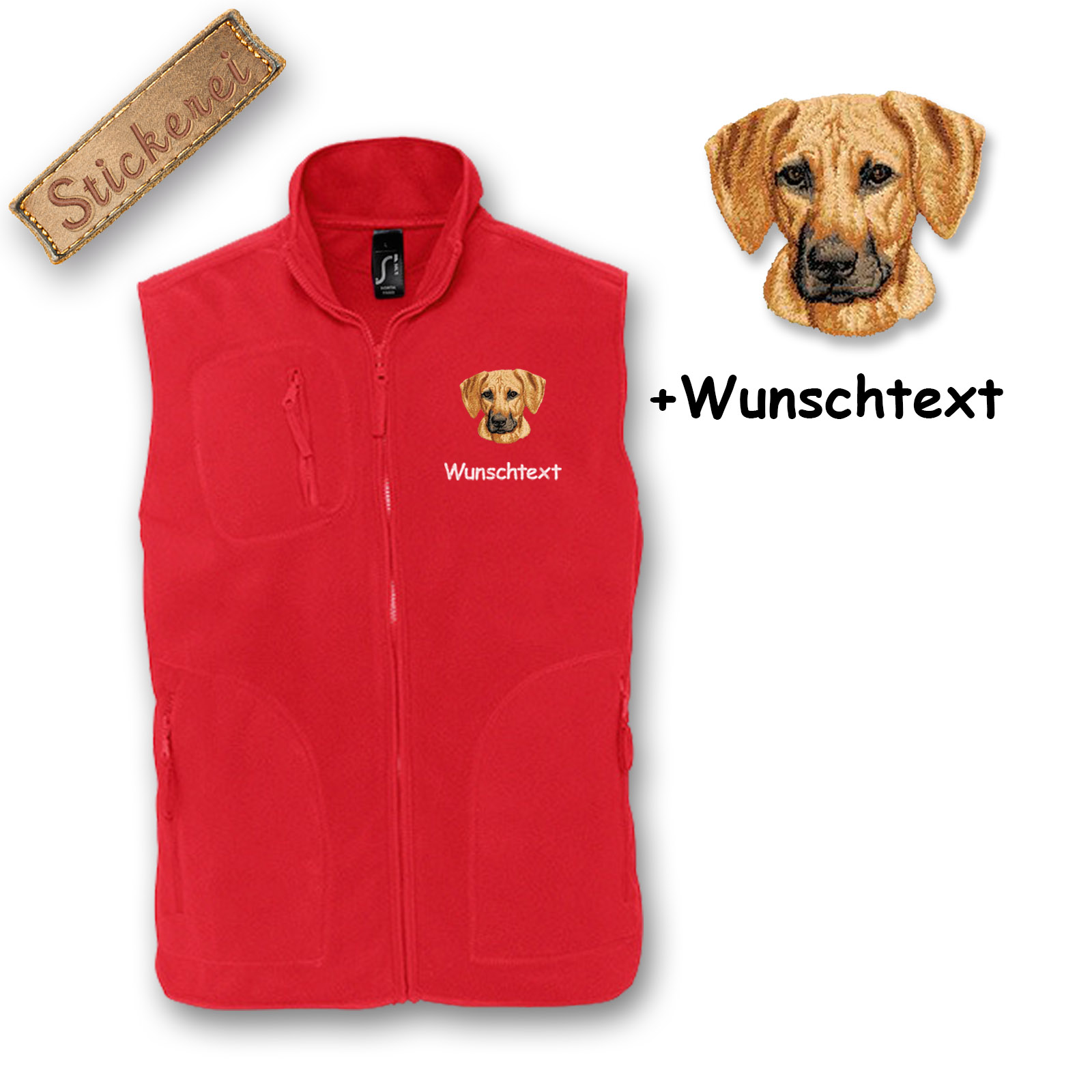 Fleeceweste Rhodesian Ridgeback – Bild 4