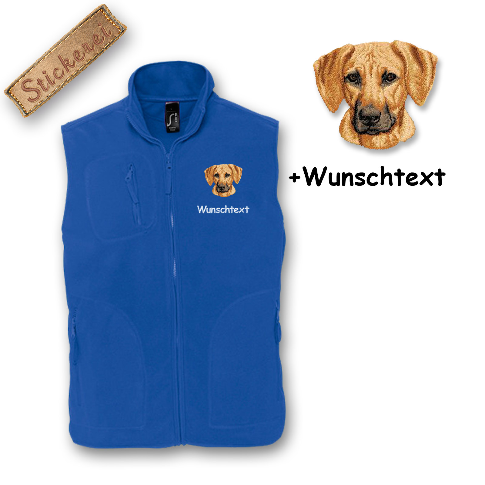 Fleeceweste Rhodesian Ridgeback – Bild 7