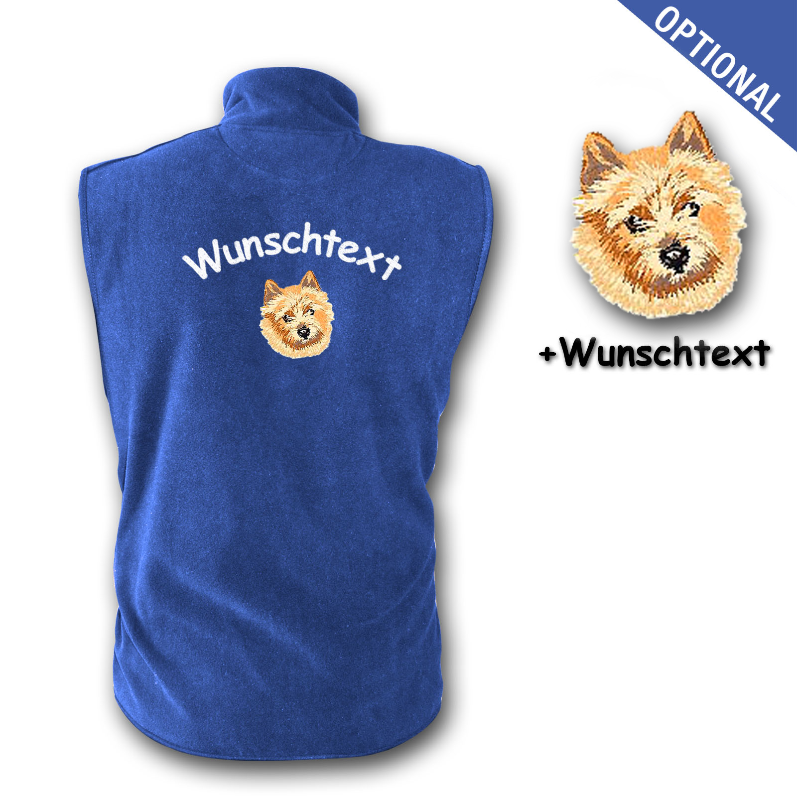 Fleeceweste Norwich Terrier – Bild 8