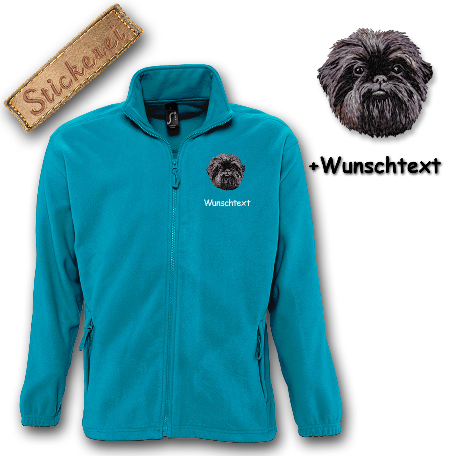 Fleecejacke Affenpincher – Bild 18
