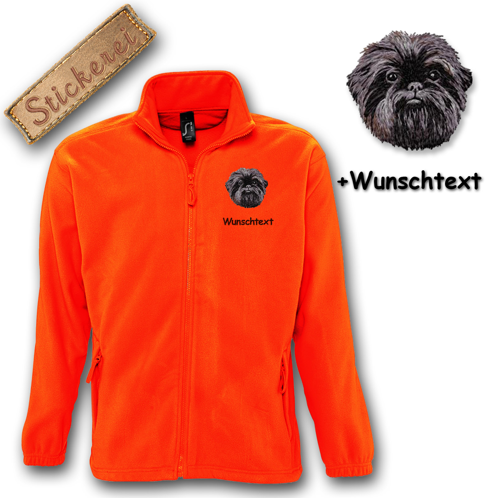 Fleecejacke Affenpincher – Bild 8