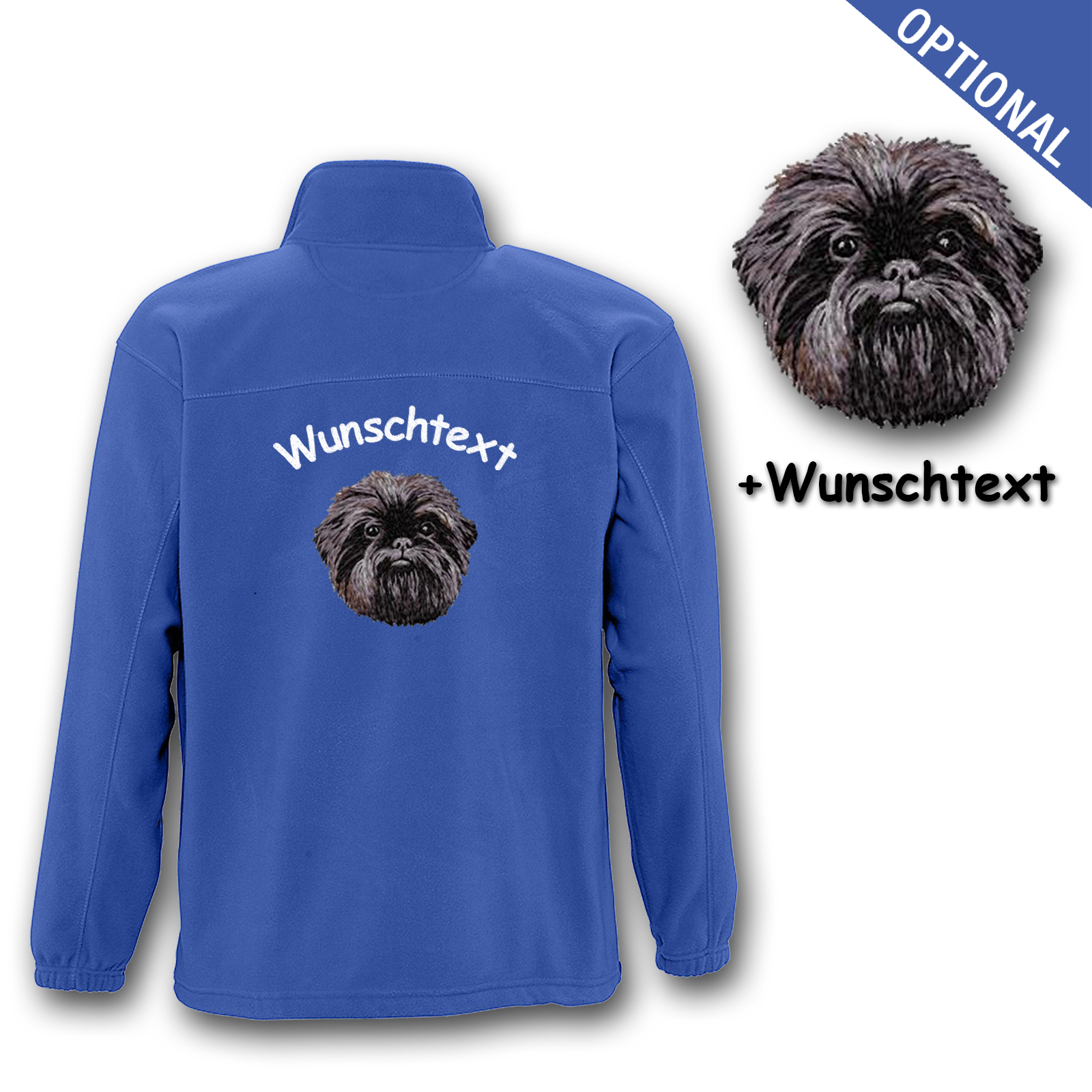 Fleecejacke Affenpincher – Bild 19
