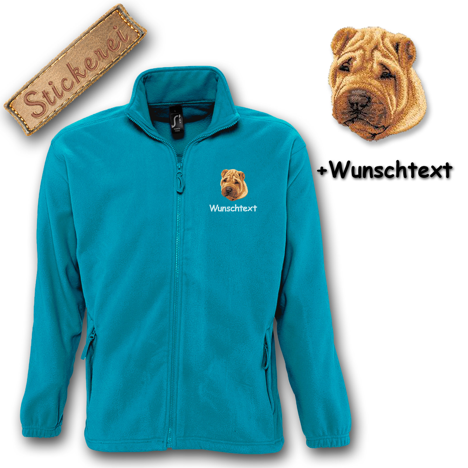 Fleecejacke Shar-Pei – Bild 3