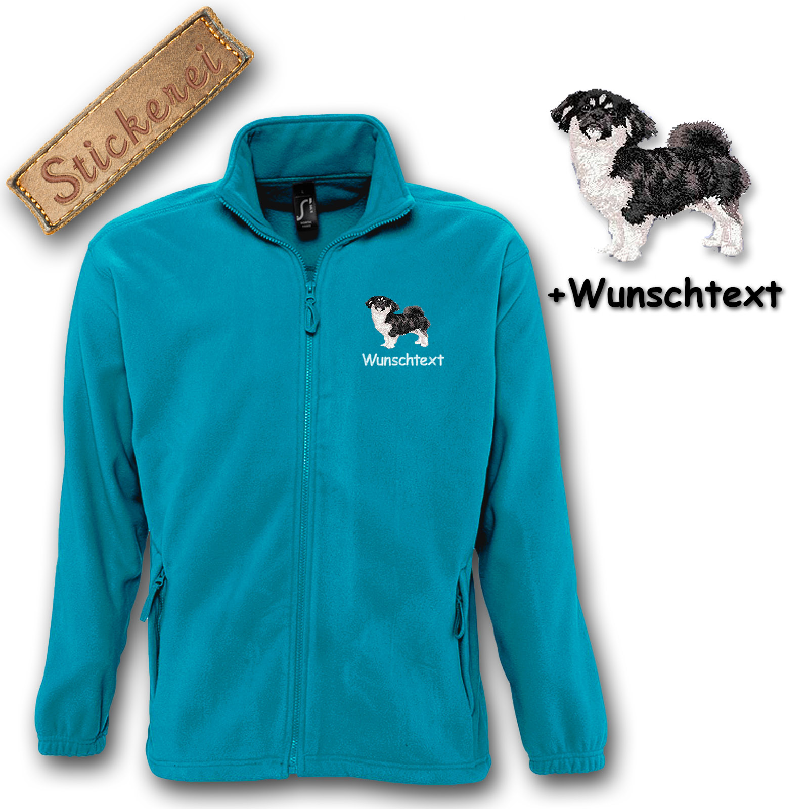 Fleecejacke Tibet Spaniel – Bild 2